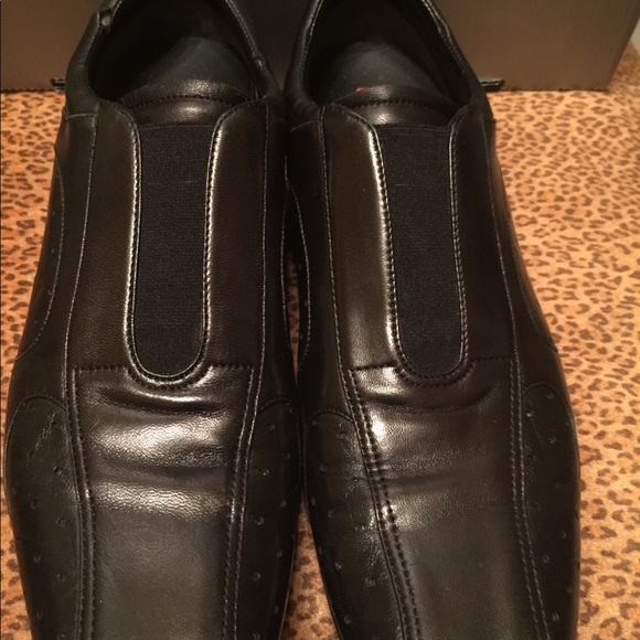 Prada authentic leather slip on sneaker - Picture 2 of 5